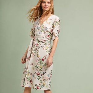 Anthropologie Avian Kimono midi dress